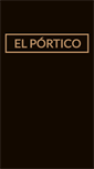 Mobile Screenshot of porticorestaurante.com